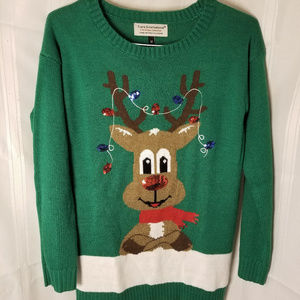 GUC. Tiara Intl. Ugly Christmas Sweater Size M